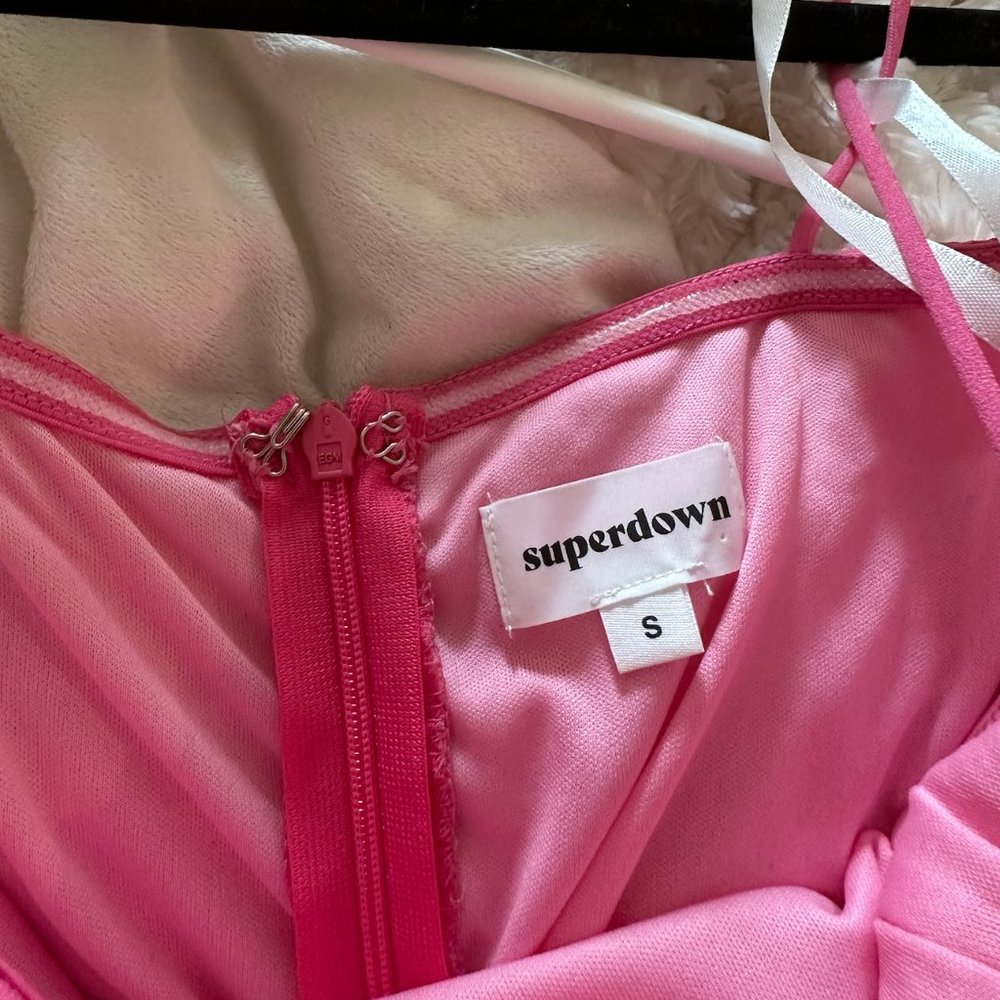 Superdown pink dress